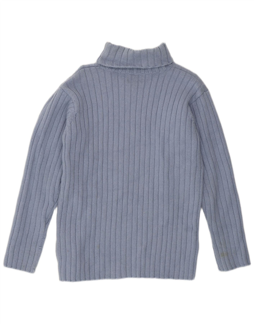 JIGSAW Γυναικείο πουλόβερ με ρολό λαιμόκοψη UK 14 μεσαίου μπλε μαλλί