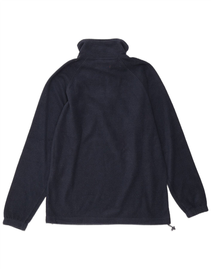 Kappa Ανδρικό φερμουάρ Fleece Jumper Μικρό Navy Blue Polyester