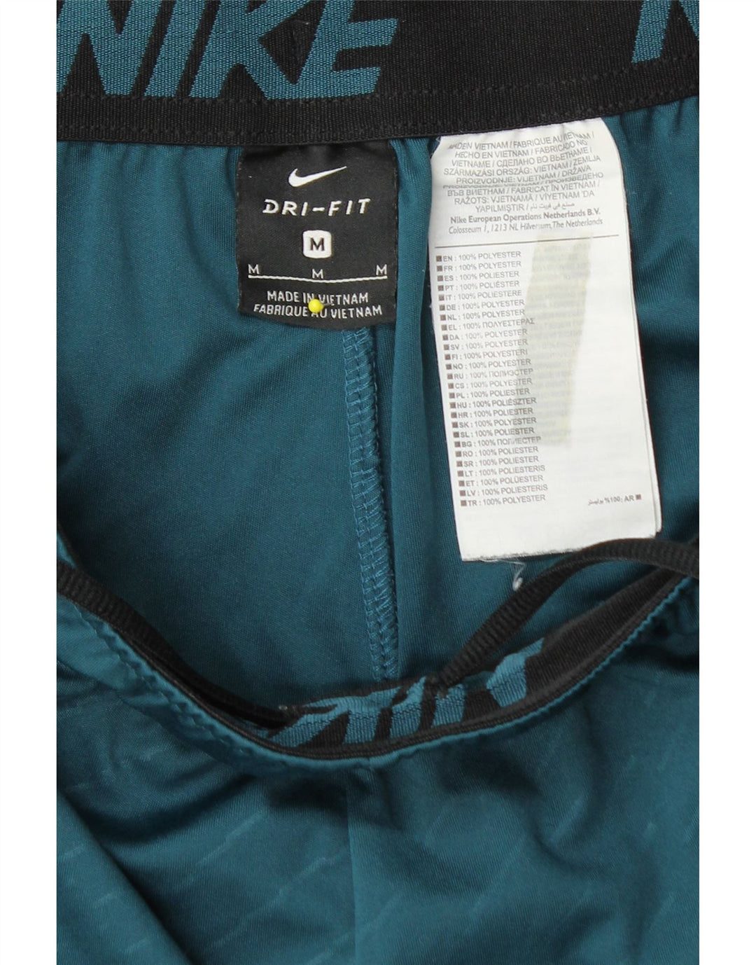 Γραφικό αθλητικό σορτς Nike ανδρικό Dri Fit με μεσαίο μπλε ριγέ πολυεστέρα