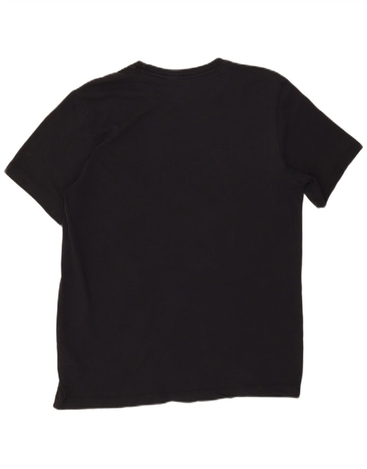 Ανδρικό T-Shirt Nike Dri Fit, μεσαίο μαύρο βαμβακερό