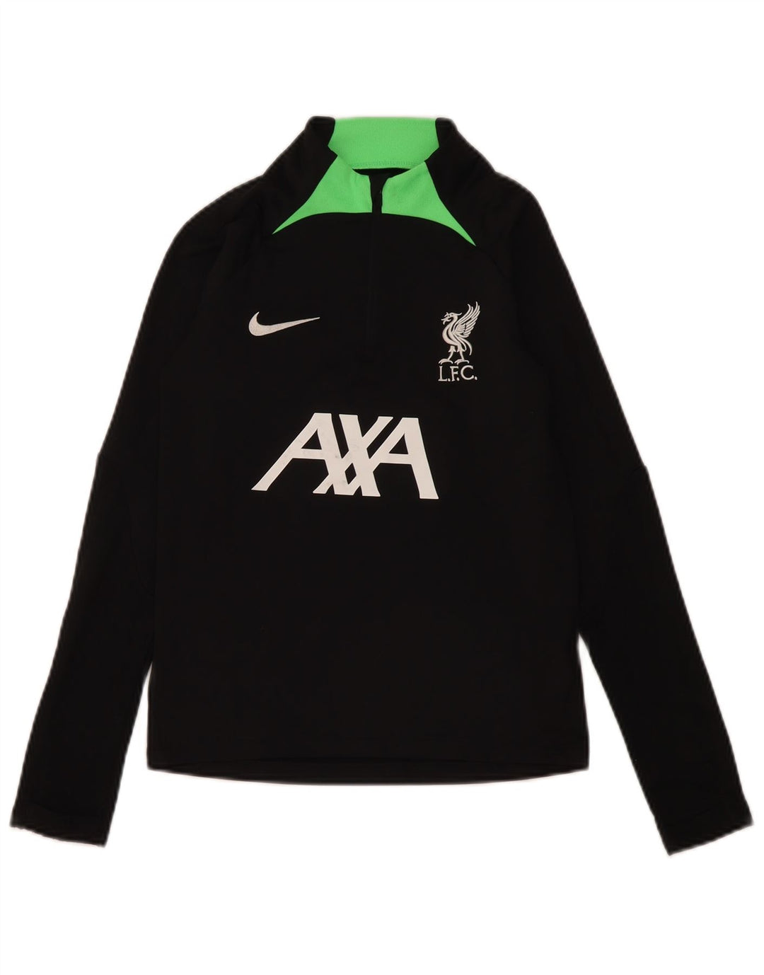 Φόρμα Nike Boys με φερμουάρ πουλόβερ φόρμα 10-11 ετών, μεσαίο μαύρο