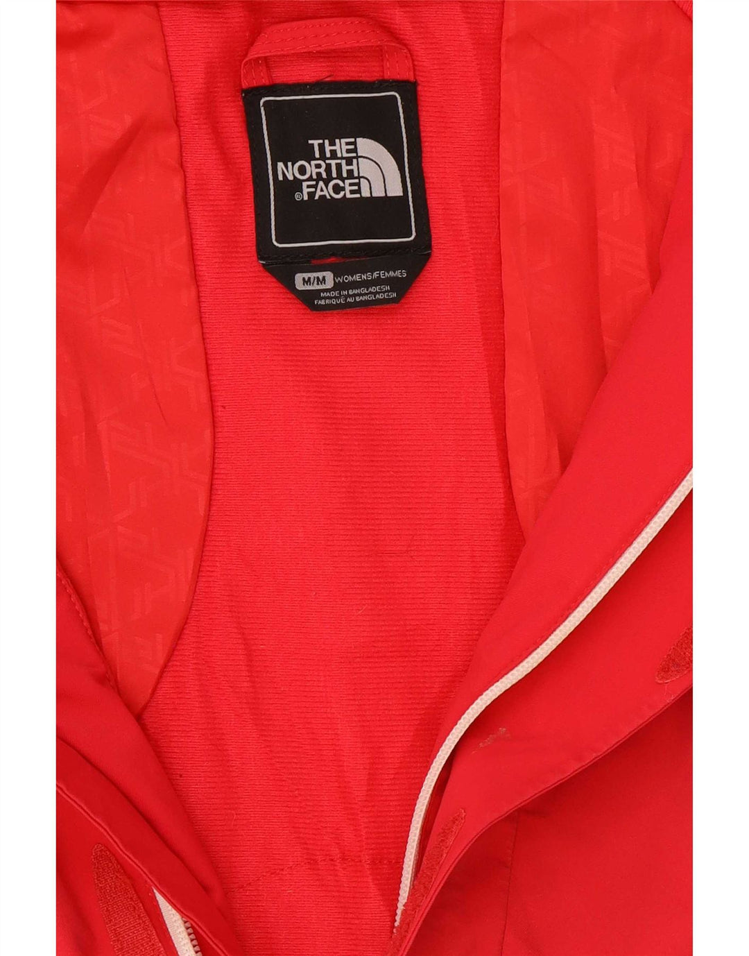 The North Face γυναικείο μπουφάν βροχής με κουκούλα UK 14 Medium Red Nylon