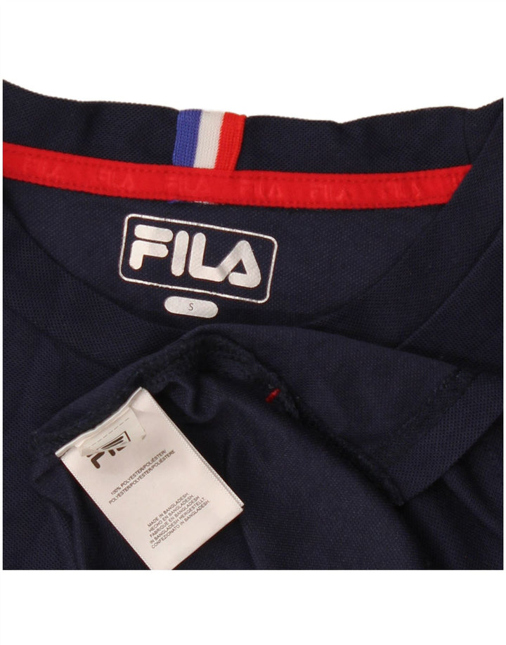 Fila Ανδρικό T-Shirt Top Small Navy Blue Polyester