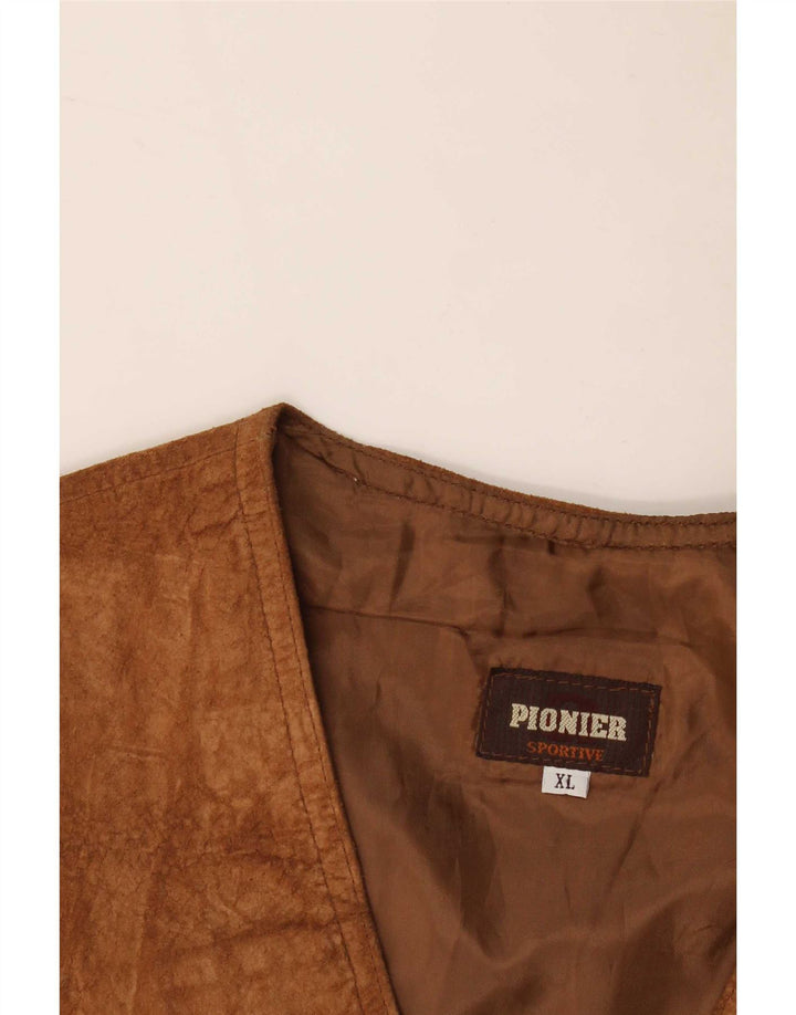 Pionier Ανδρικό σουέτ Γιλέκο XL Brown