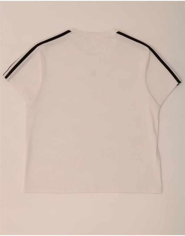 Adidas Γυναικείο T-Shirt Top UK 12/14 Medium White
