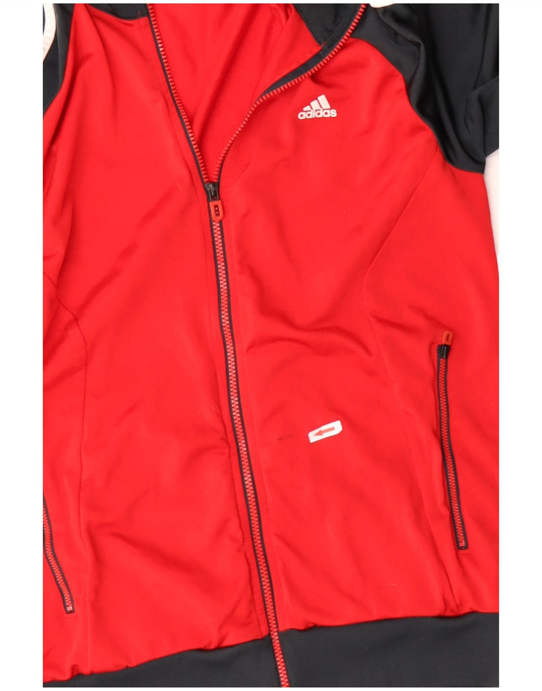 Ανδρική φόρμα ADIDAS Top Jacket UK 40/42 μεσαίο κόκκινο χρώμα πολυεστέρα