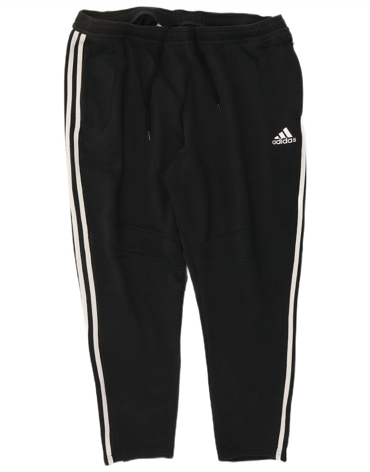 Ανδρική φόρμα ADIDAS Παντελόνι 2XL Μαύρο Βαμβακερό