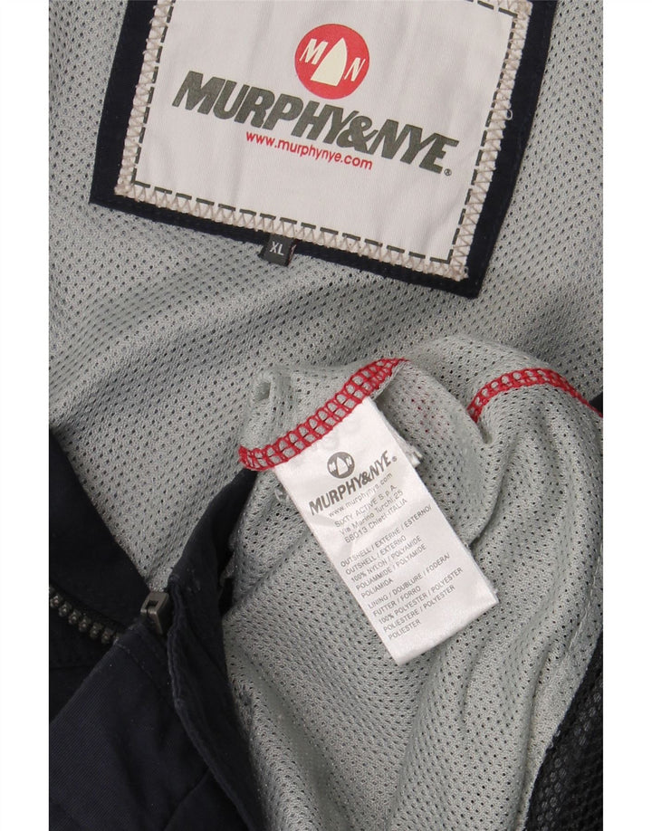 Ανδρικό μπουφάν βροχής Murphy & Nye UK 42 XL Navy Blue Nylon