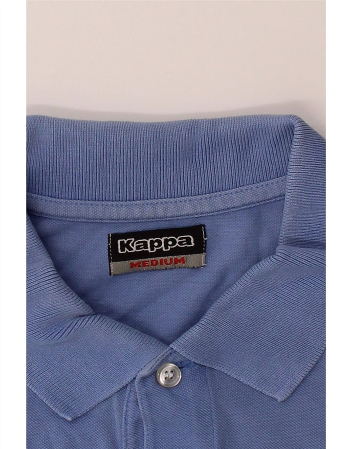 KAPPA Mens Polo Shirt Medium Blue Cotton Vintage Kappa and Second-Hand Kappa from Messina Hembry 