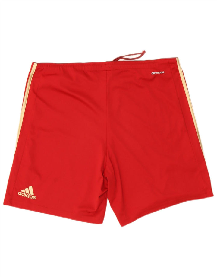 Ανδρικό σορτς Adidas Climacool με μεσαίο κόκκινο πολυεστέρα