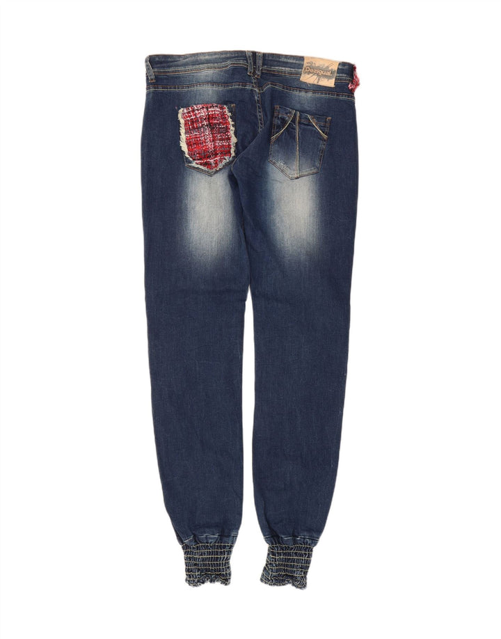 DESIGUAL Womens Joggers Slim Jeans W32 L33 Blue Vintage Desigual and Second-Hand Desigual from Messina Hembry 