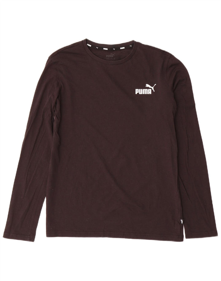 PUMA Boys Graphic Top Μακρυμάνικο 15-16 ετών XL Μαύρο