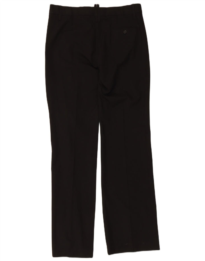 Zara Γυναικείο ίσιο παντελόνι Chino EU 40 Medium W30 L34 Μαύρο Πολυεστέρας