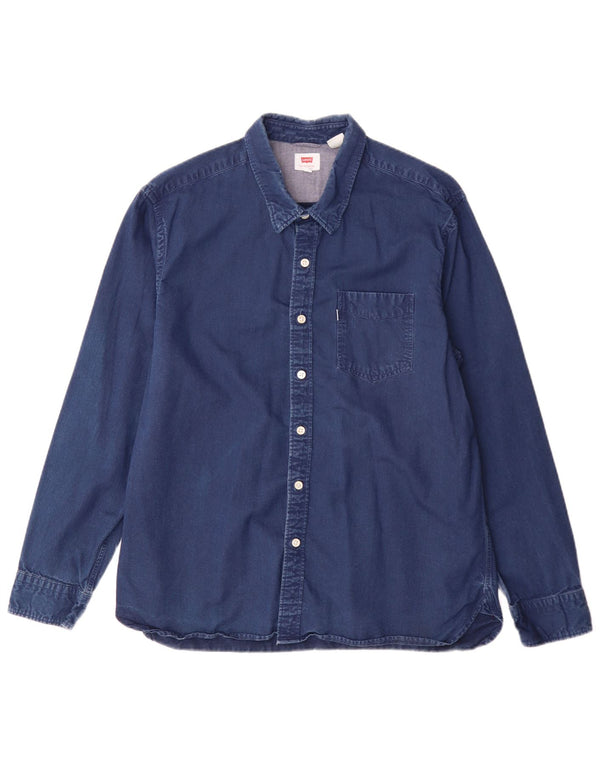 Μπλουζάκι Levi's Boys Denim 15-16 Years XL Navy Blue Cotton