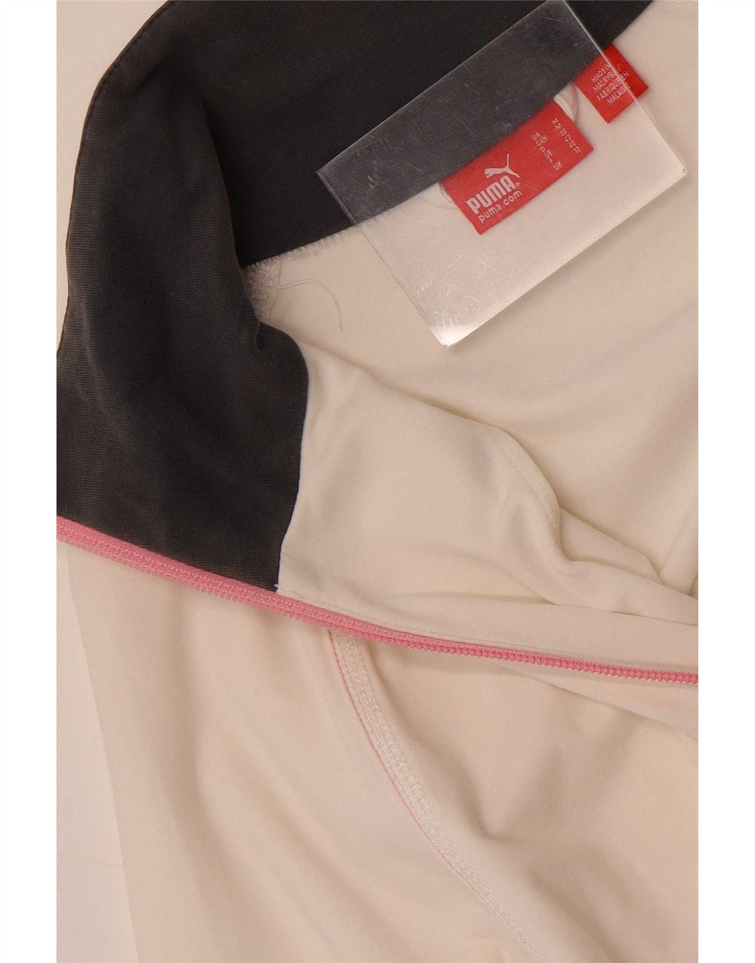 Γυναικεία αθλητική φόρμα Puma Top Jacket UK 12 Medium Off White