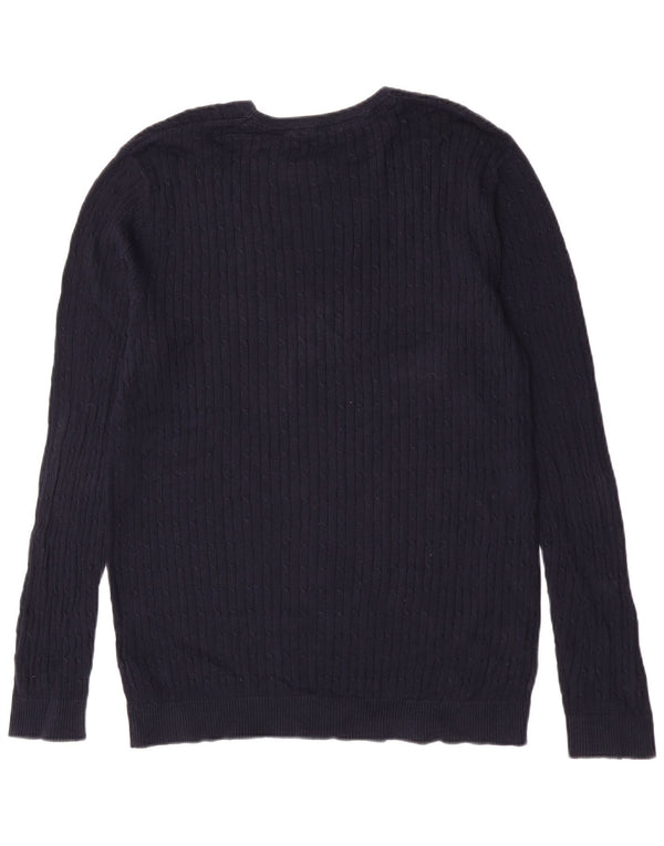 Jack & Jones Ανδρικό Slim Fit Crew Jumper πουλόβερ XL Navy Blue Cotton