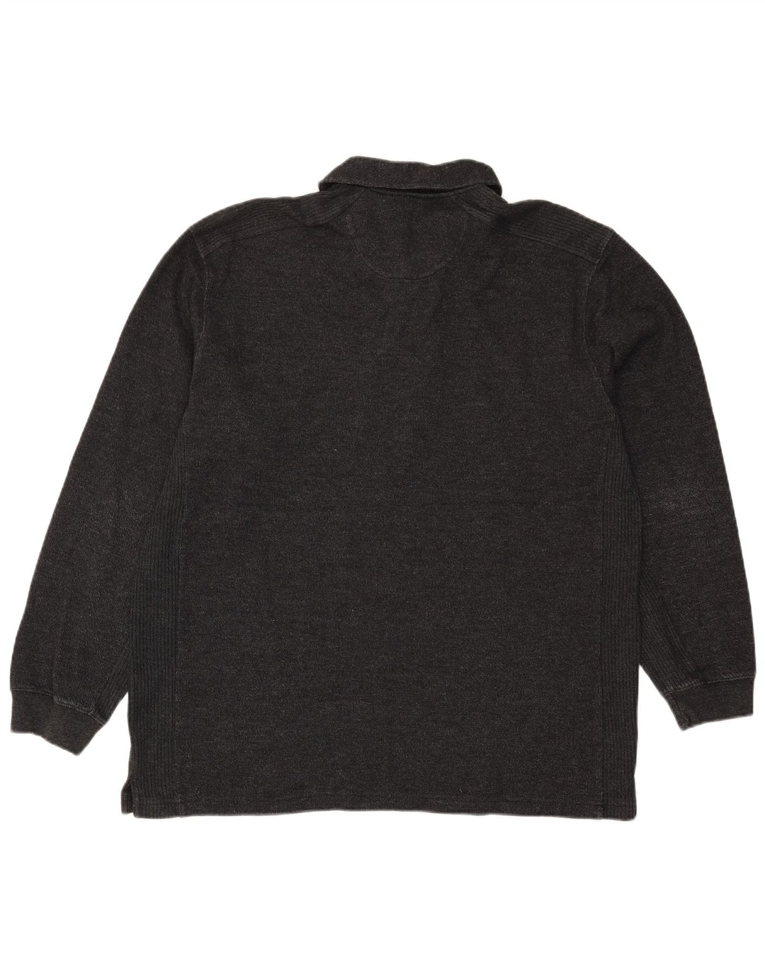 Ανδρικό μακρυμάνικο μπλουζάκι πόλο IZOD XL μαύρο βαμβακερό