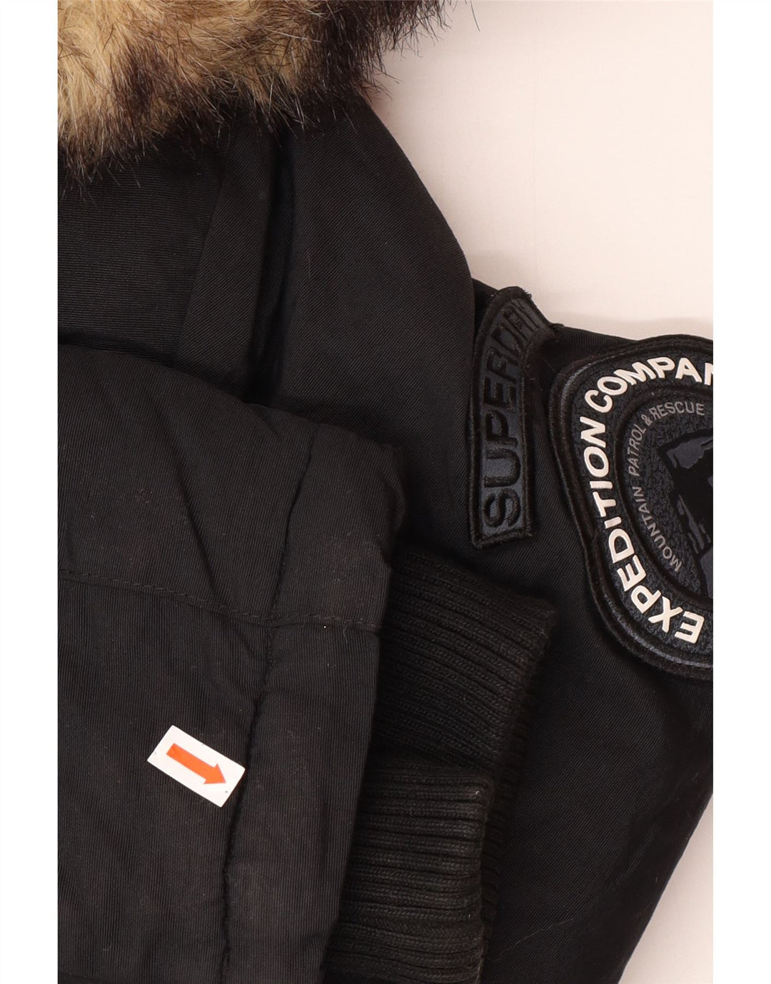 Superdry Γυναικείο Μπουφάν Parka UK 12 Medium Black Winter