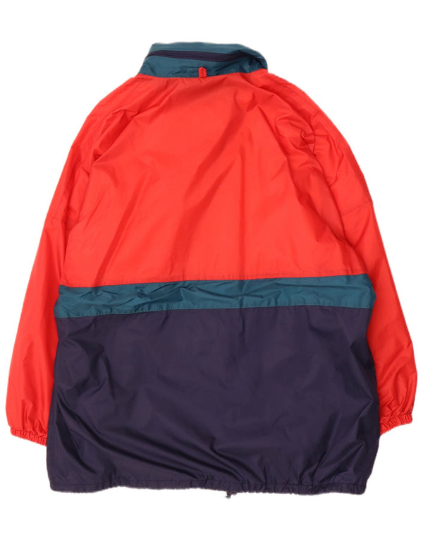 Ανδρική φόρμα Jeantex Loose Fit Top Jacket Small Red Colourblock Polyamide