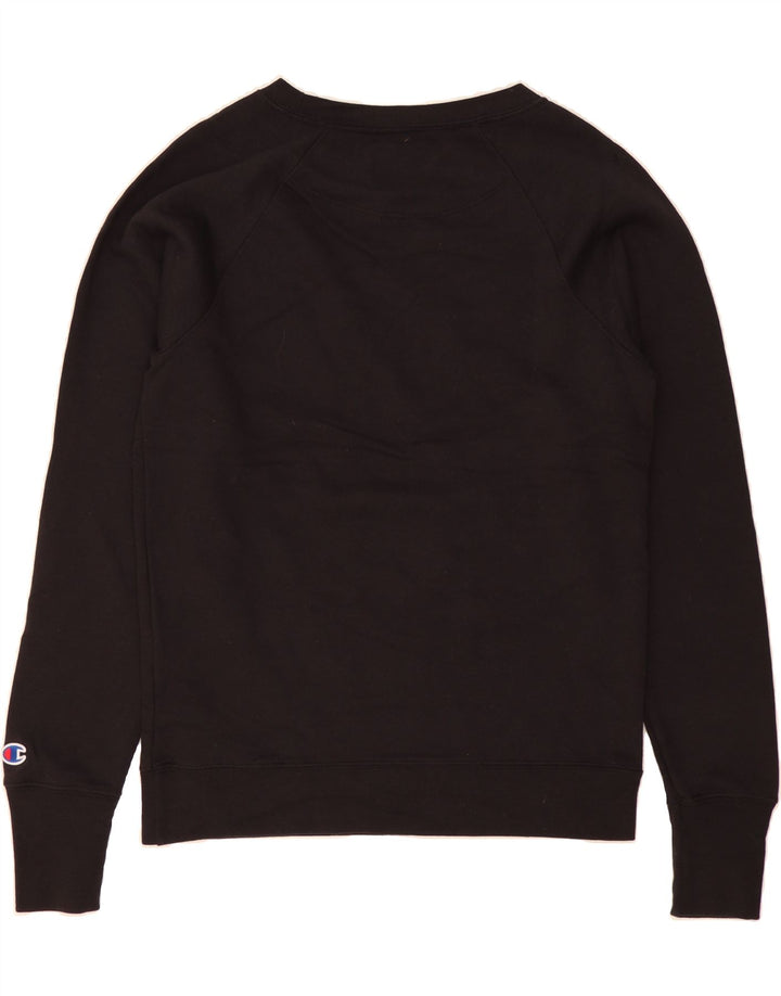 CHAMPION Ανδρικό γραφικό φούτερ Jumper Μικρό Μαύρο Πολυεστέρα