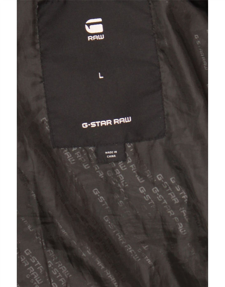 Ανδρικό μπουφάν G-Star UK 40 Large Black Colorblock Πολυεστέρας