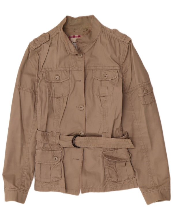 Esprit Γυναικείο Military Jacket UK 12 Medium Beige Cotton