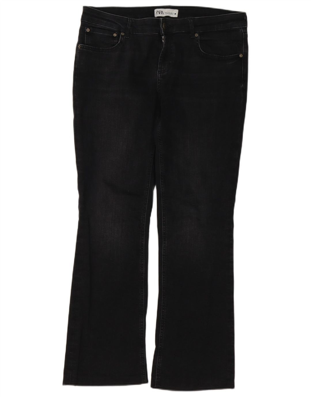 Zara Γυναικείο Τζιν μποτάκι EU 42 Large W32 L29 Μαύρο