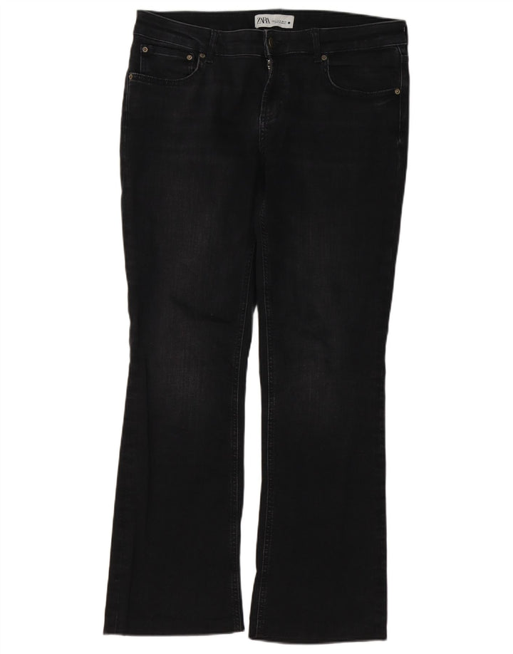 Zara Γυναικείο Τζιν μποτάκι EU 42 Large W32 L29 Μαύρο