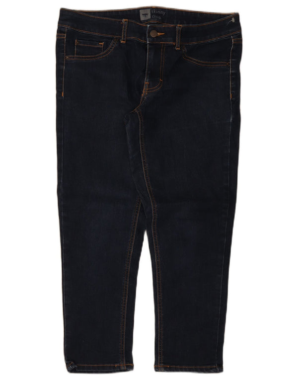 Mossimo Γυναικείο Skinny Cropped Jeans US 8 Medium W32 L25 Navy Blue Cotton