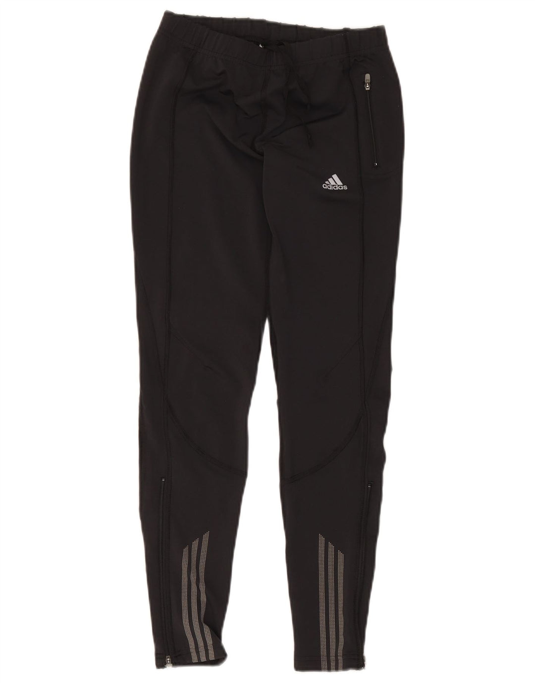 Γυναικεία αθλητική φόρμα Adidas Climacool παντελόνι UK 14 μεσαίο μαύρο πολυεστέρα