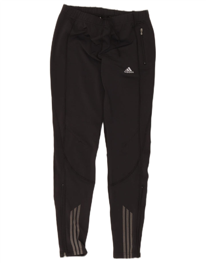 Γυναικεία αθλητική φόρμα Adidas Climacool παντελόνι UK 14 μεσαίο μαύρο πολυεστέρα