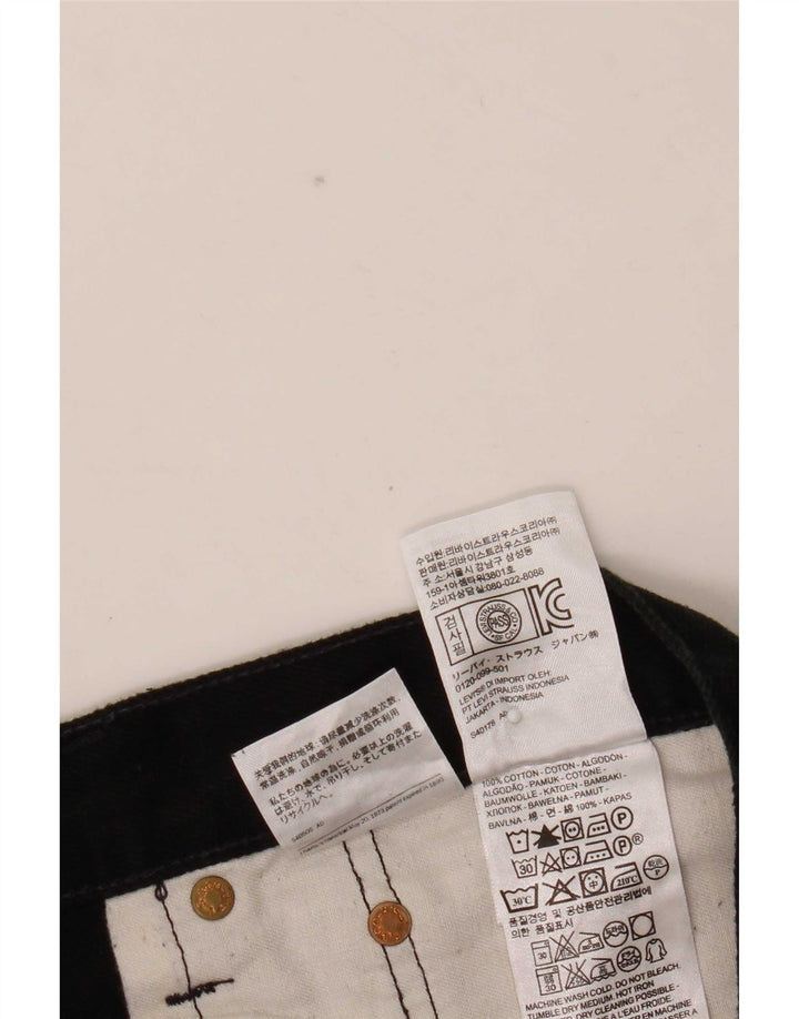 Levi's Mens 751 Straight Jeans W34 L32 Μαύρο βαμβακερό