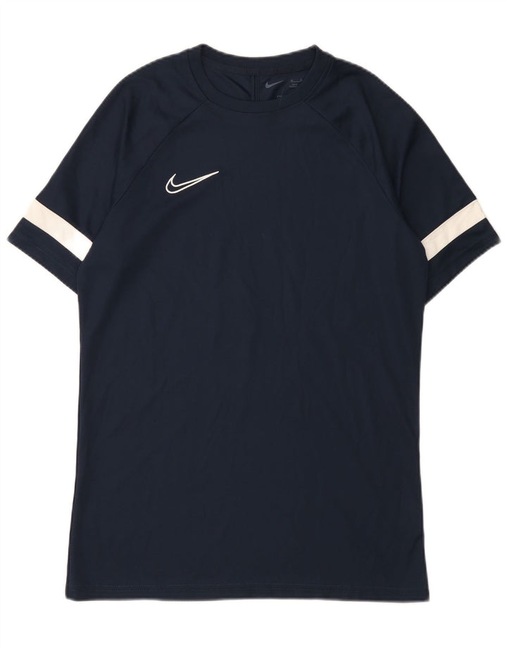 Ανδρικό T-shirt Nike Dri Fit Τοπ μεσαίου μπλε ναυτικού χρώματος πολυεστέρας