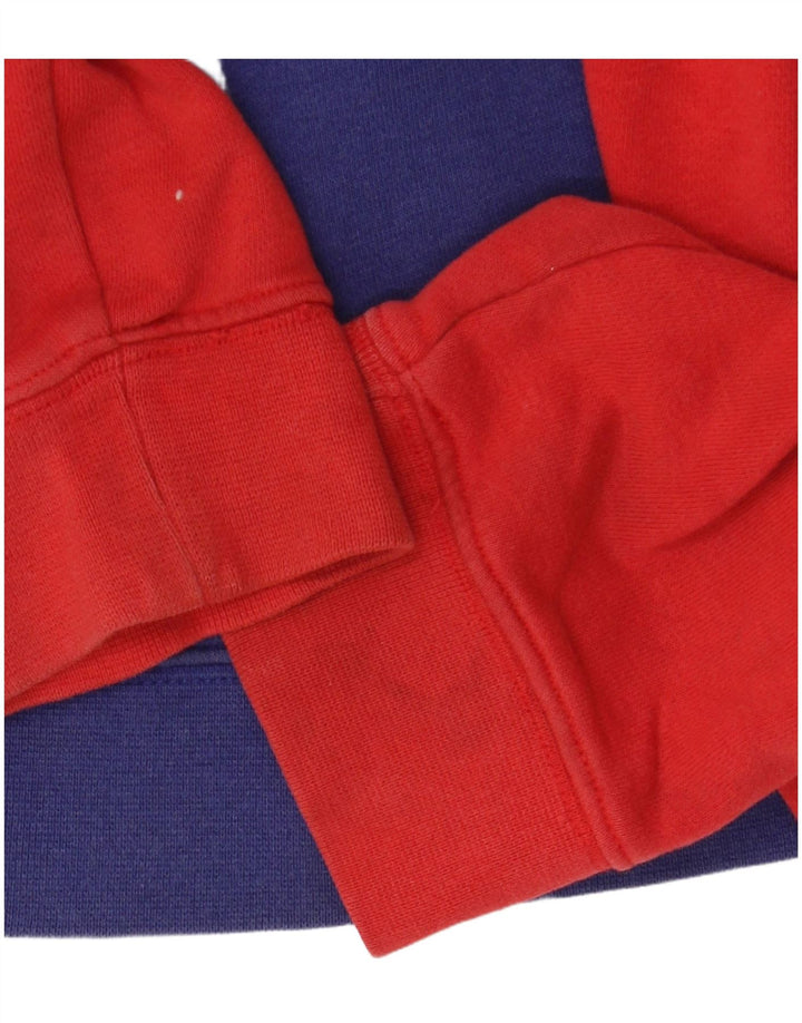 Γραφικό πουλόβερ NIKE Boys με κουκούλα με φερμουάρ 12-13 ετών Μεγάλο κόκκινο χρώμα