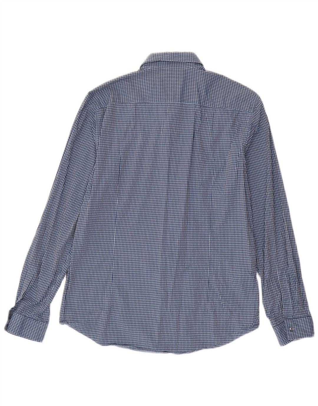 Ανδρικό πουκάμισο Hugo Boss Slim Fit μεγάλο μπλε βαμβακερό