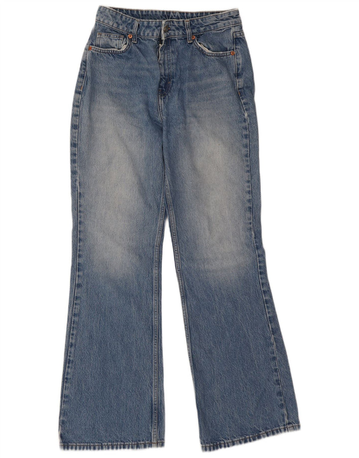 Topshop Γυναικείο τζιν με φλάντζα W30 L32 Μπλε βαμβακερό