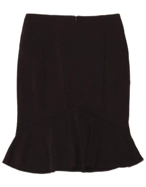 Marks & Spencer Γυναικεία Τρομπέτα Φούστα UK 10 Small W29 Μαύρο Πολυεστέρας