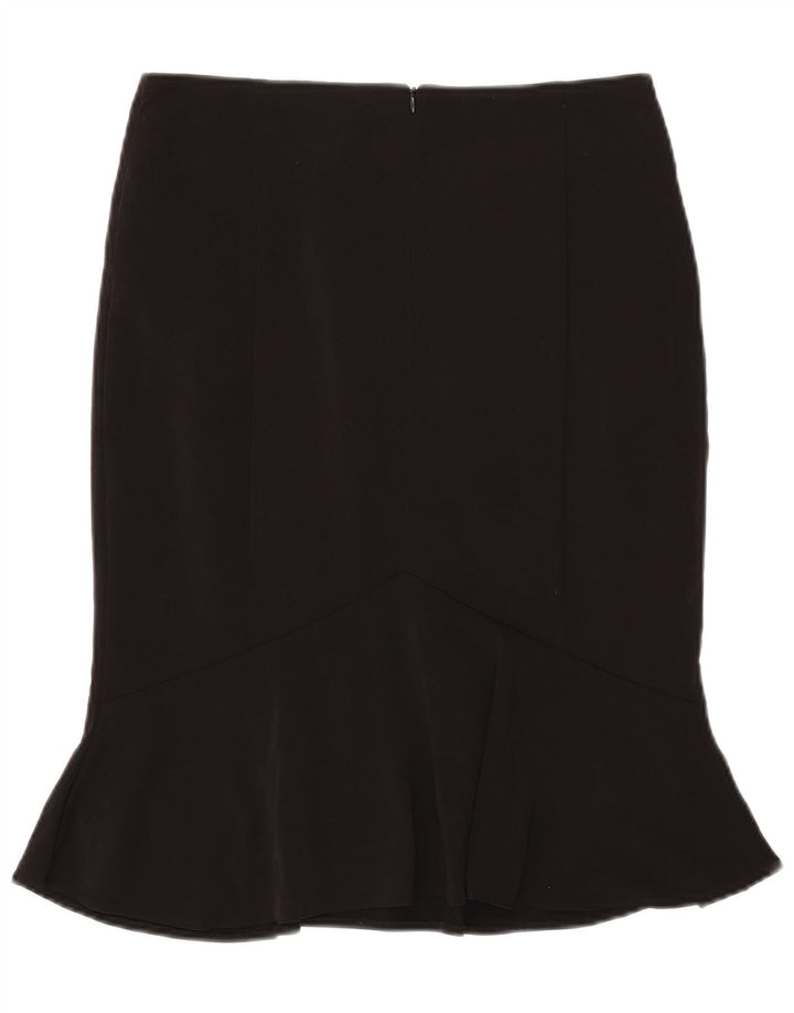 Marks & Spencer Γυναικεία Τρομπέτα Φούστα UK 10 Small W29 Μαύρο Πολυεστέρας