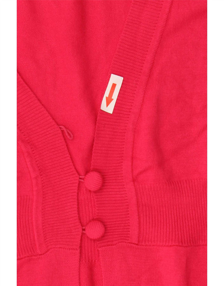 Marks & Spencer Γυναικεία ζακέτα UK 8 Small Pink Viscose