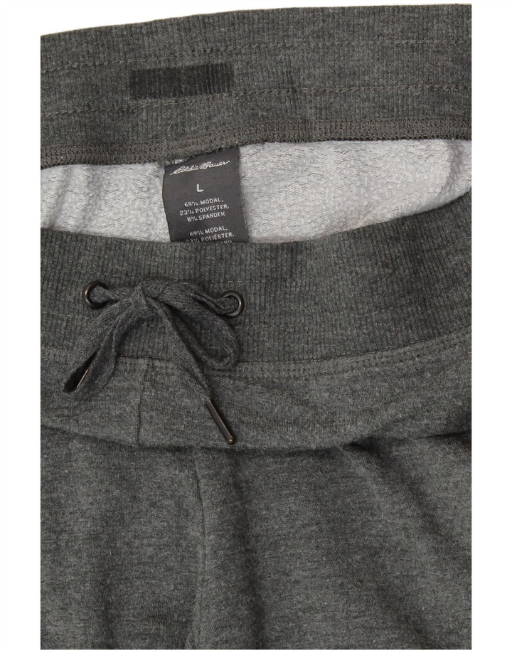 EDDIE BAUER Γυναικεία αθλητική φόρμα παντελόνι Joggers UK 16 Large Grey Modal