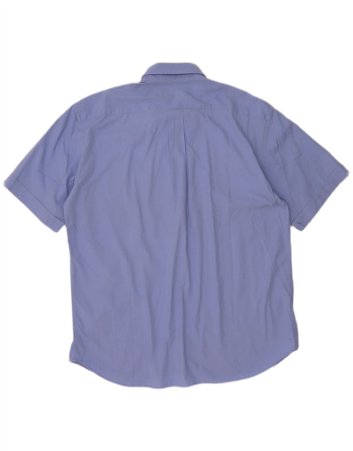 Lotto Ανδρικό κοντομάνικο πουκάμισο μεγάλο μπλε