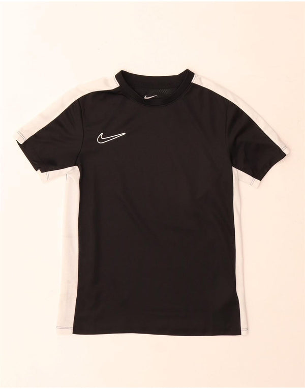 Μπλουζάκι Nike Boys Dri Fit Top 10-11 ετών Medium Black Colourblock