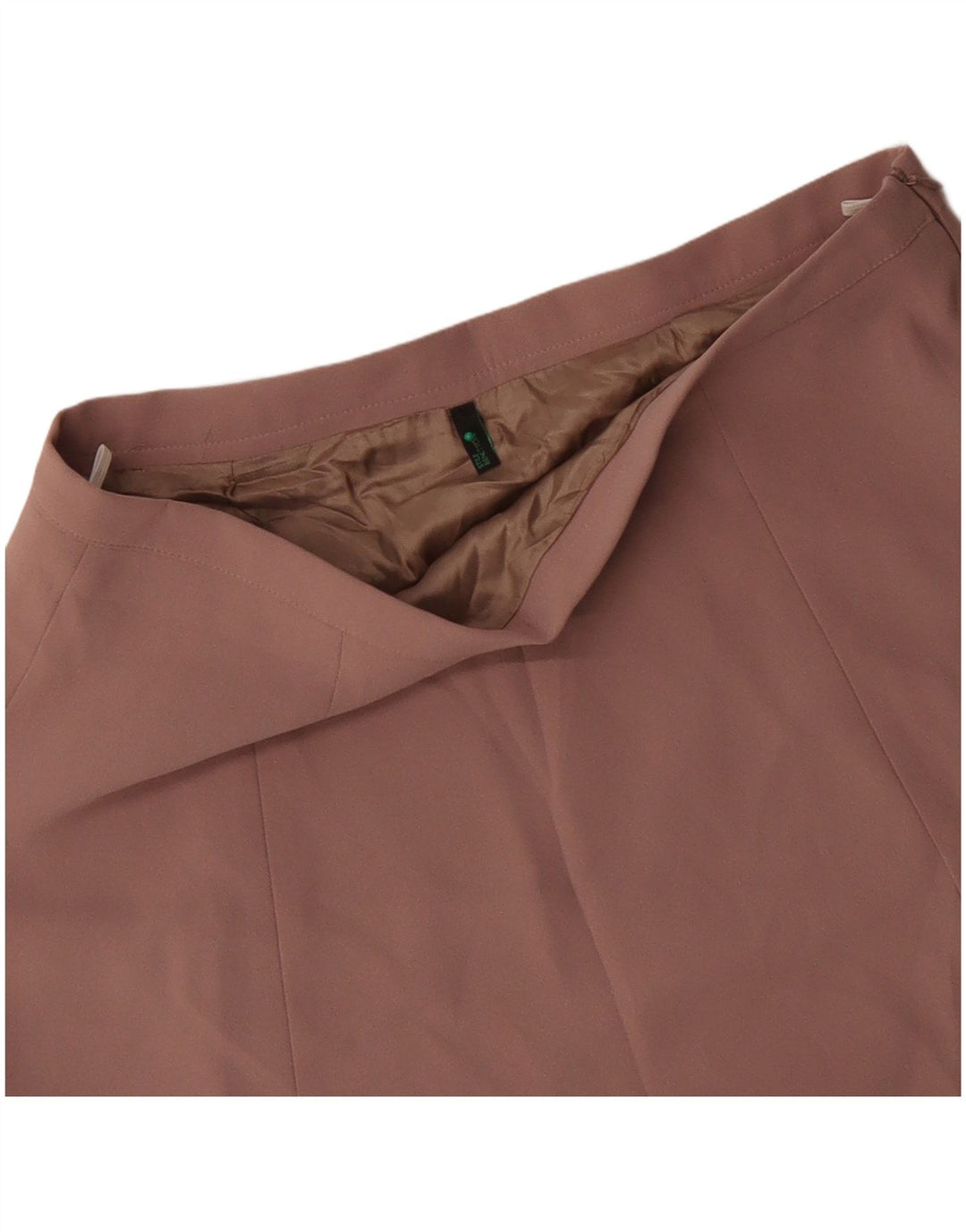 Γυναικεία φούστα BENETTON A-Line UK 14 Large W34 Pink Floral Polyester