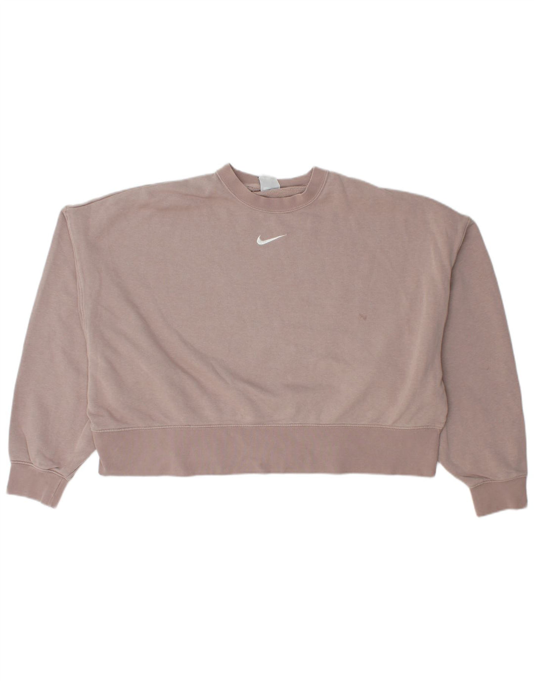 Γυναικείο φούτερ Nike Crop Oversized Jumper UK 14 Μεσαίο ροζ βαμβακερό