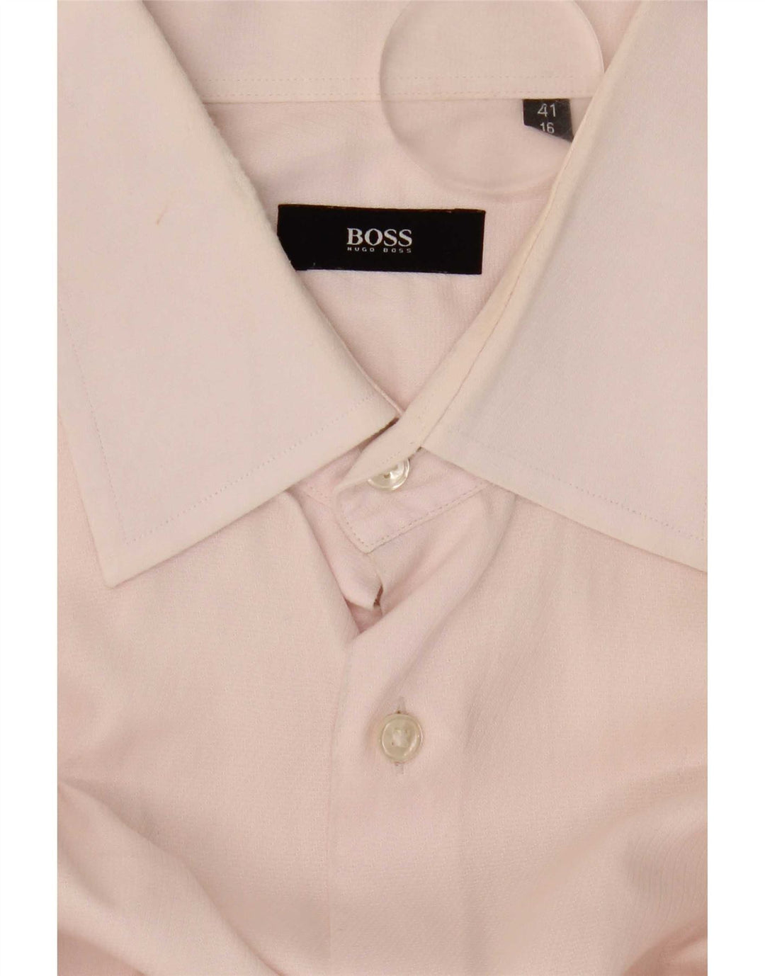 Ανδρικό επίσημο πουκάμισο Hugo Boss Μέγεθος 41 16 Ροζ μεγάλο