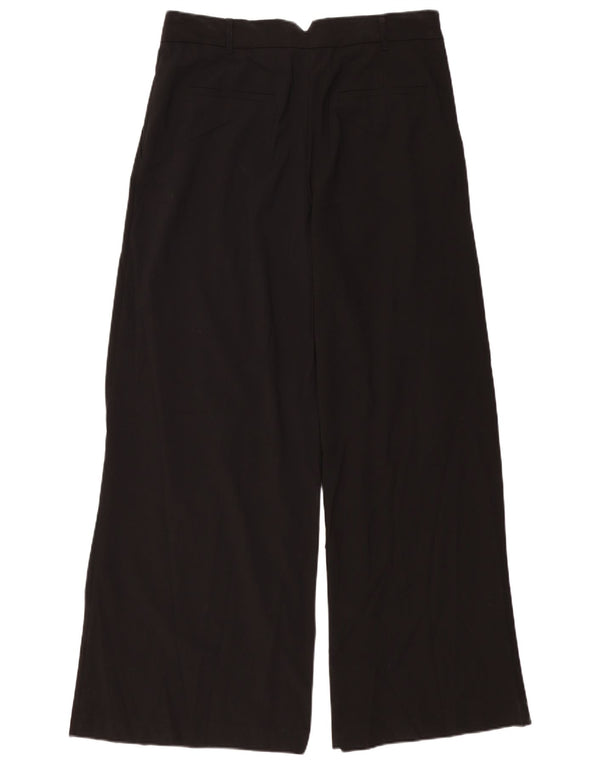 Zara Γυναικείο Φαρδύ Παντελόνι Chino XL W32 L32 Μαύρο πολυεστέρα