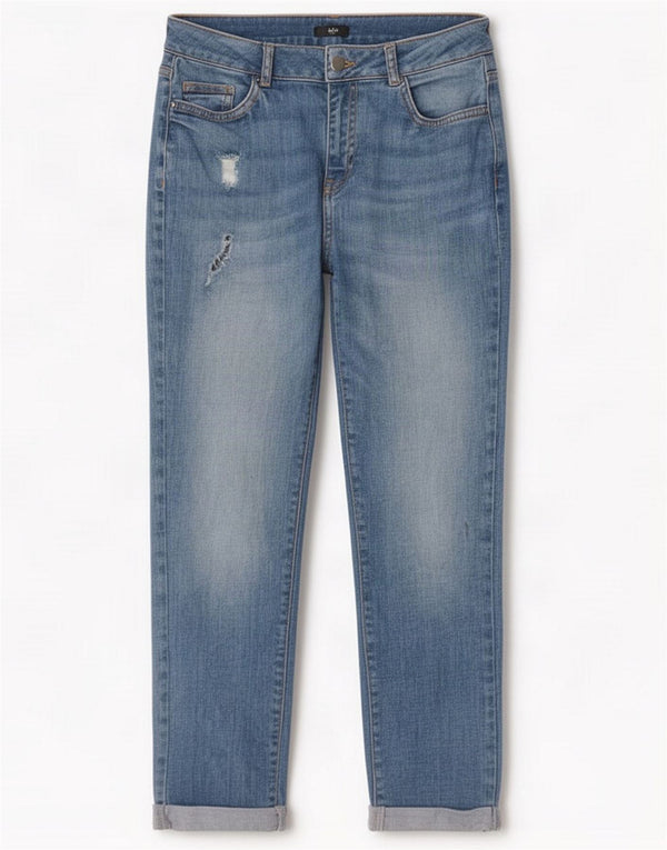 M&Co Γυναικεία Petite Slim Jeans UK 10 Small W28 L25 Blue