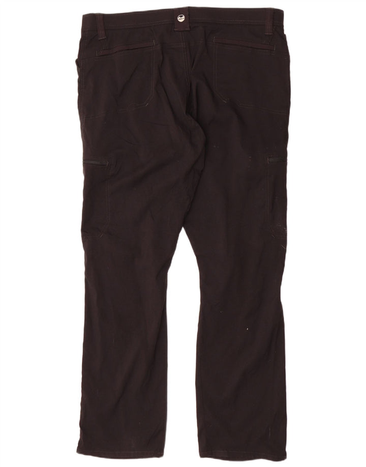 WRANGLER Γυναικείο ίσιο παντελόνι Cargo W42 L30 μαύρο νάιλον