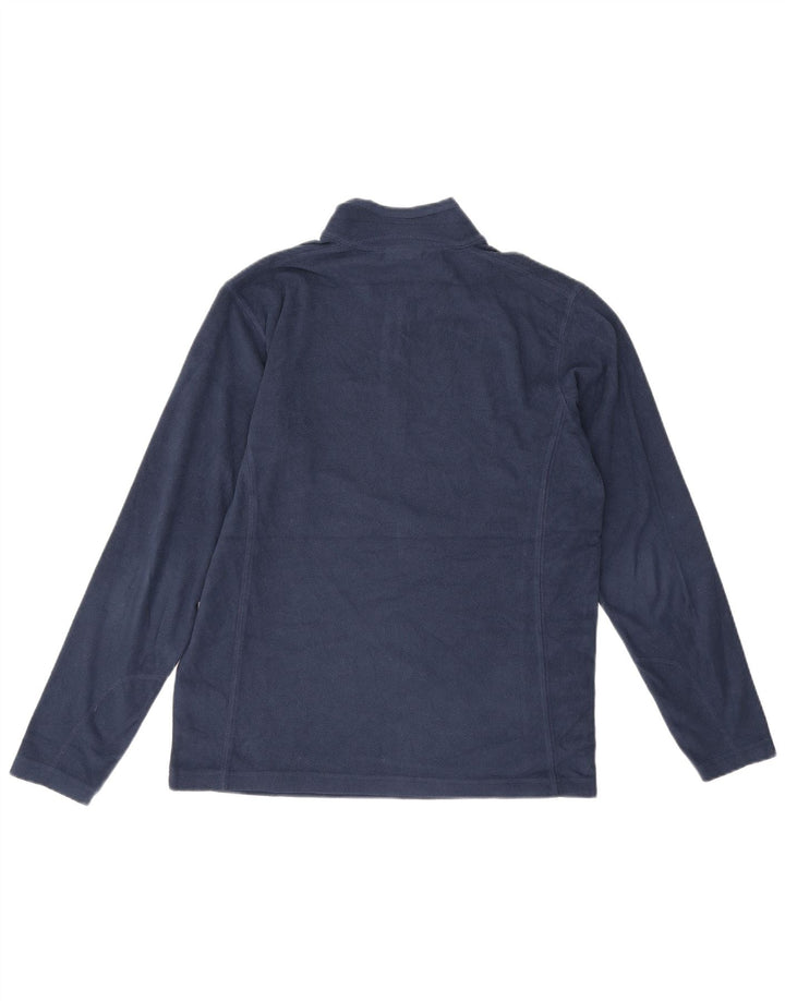 Columbia Ανδρικό φερμουάρ με λαιμόκοψη Fleece Jumper Μικρό Navy Blue Polyester