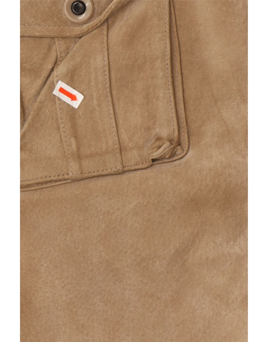 JOHN F GEE Ανδρικό Suede Straight Παντελόνι Cargo EU 50 Large W34 L32 Beige